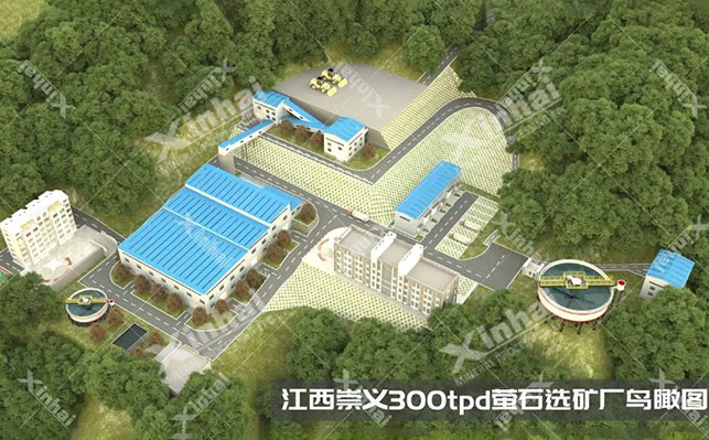 江西300t/d萤石浮选选矿项目