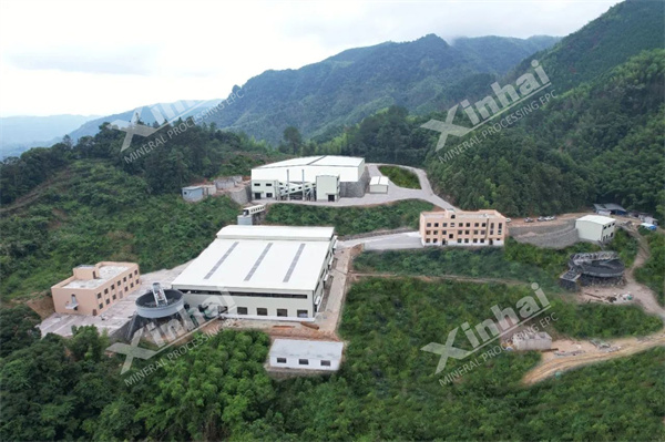 鑫海承建的江西300t/d萤石矿选厂